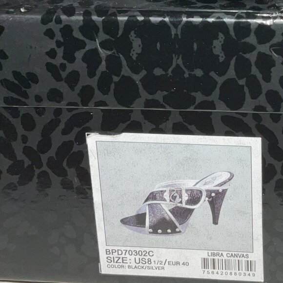 Baby Phat Libra Heels (Black/Silver) - Picture 1 of 7